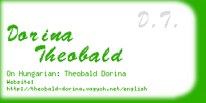 dorina theobald business card